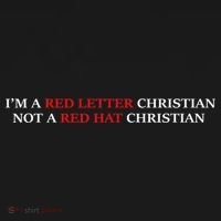 Im A Red Letter Christian Not A Red Hat Christian Tank Top thumb 6