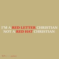 Im A Red Letter Christian Not A Red Hat Christian Long Sleeve Shirt thumb 2