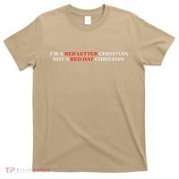 Im A Red Letter Christian Not A Red Hat Christian T-Shirt thumb 0