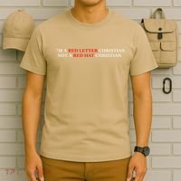 Im A Red Letter Christian Not A Red Hat Christian T-Shirt thumb 6