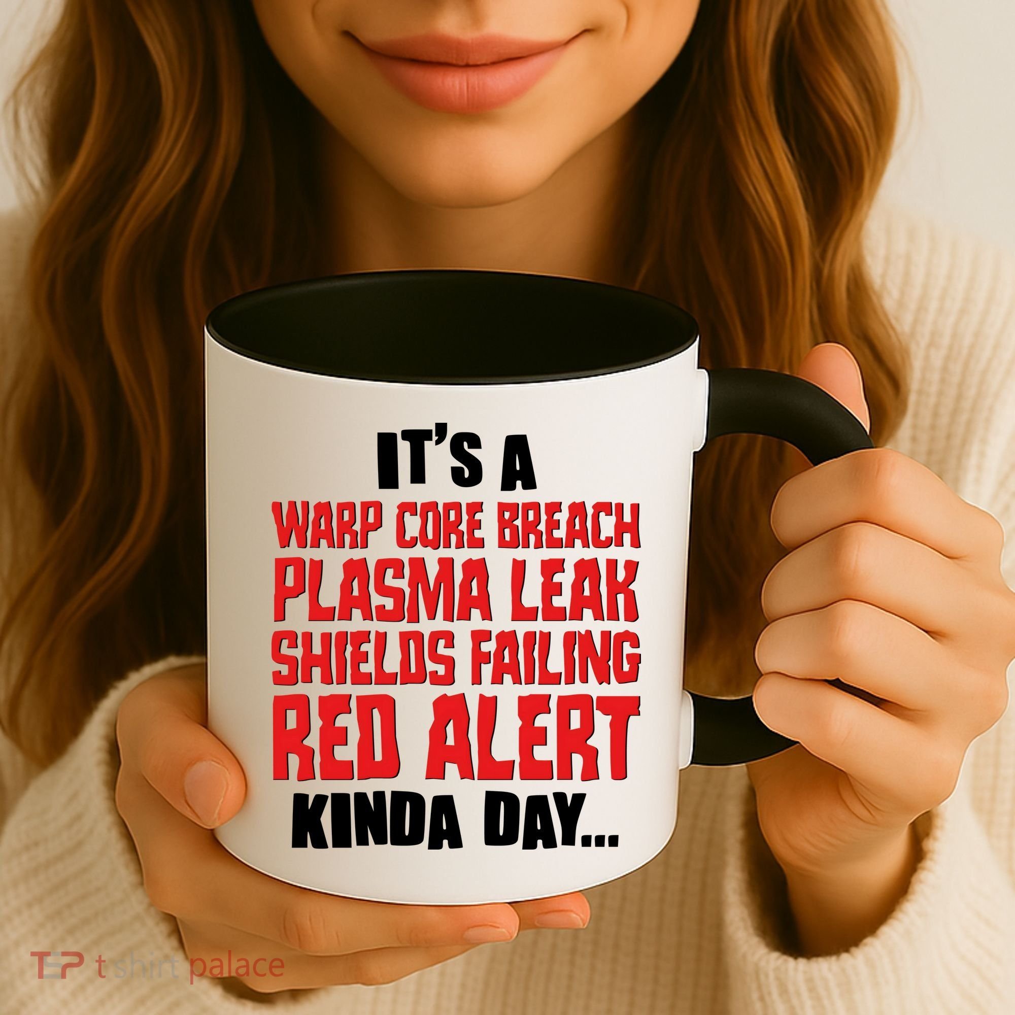 It's A Red Alert Kinda Day Scifi Fan Coffee Mug