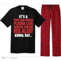 It's A Red Alert Kinda Day Scifi Fan Pajama Set thumb 0