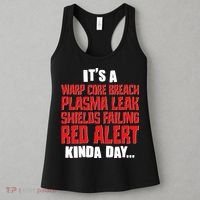 It's A Red Alert Kinda Day Scifi Fan Women's Tank Top thumb 3