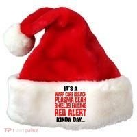It's A Red Alert Kinda Day Scifi Fan Santa Hat thumb 0