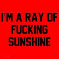 I'm A Ray Of Fucking Sunshine Santa Hat thumb 1