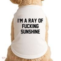 I'm A Ray Of Fucking Sunshine Doggie Tank thumb 0