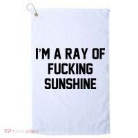 I'm A Ray Of Fucking Sunshine Golf Towel thumb 0