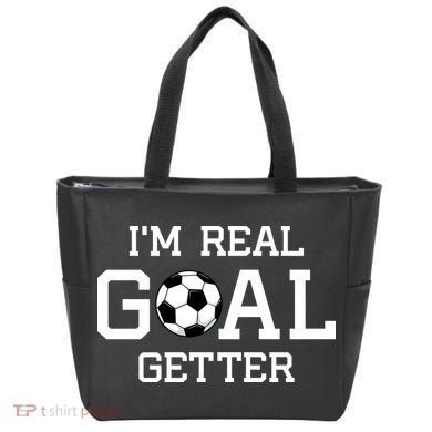 I'm A Real GOAL Getter Soccer Tote Bag