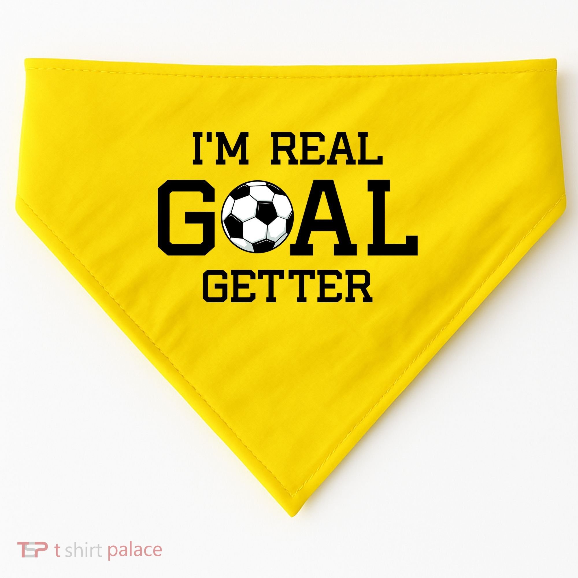 I'm A Real GOAL Getter Soccer USA-Made Doggie Bandana