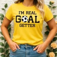 I'm A Real GOAL Getter Soccer Women's T-Shirt thumb 2