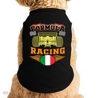 Italian Auto Race Italy Flag Formula Racing Car Blueprint Cute Gift Doggie Tank thumb 0