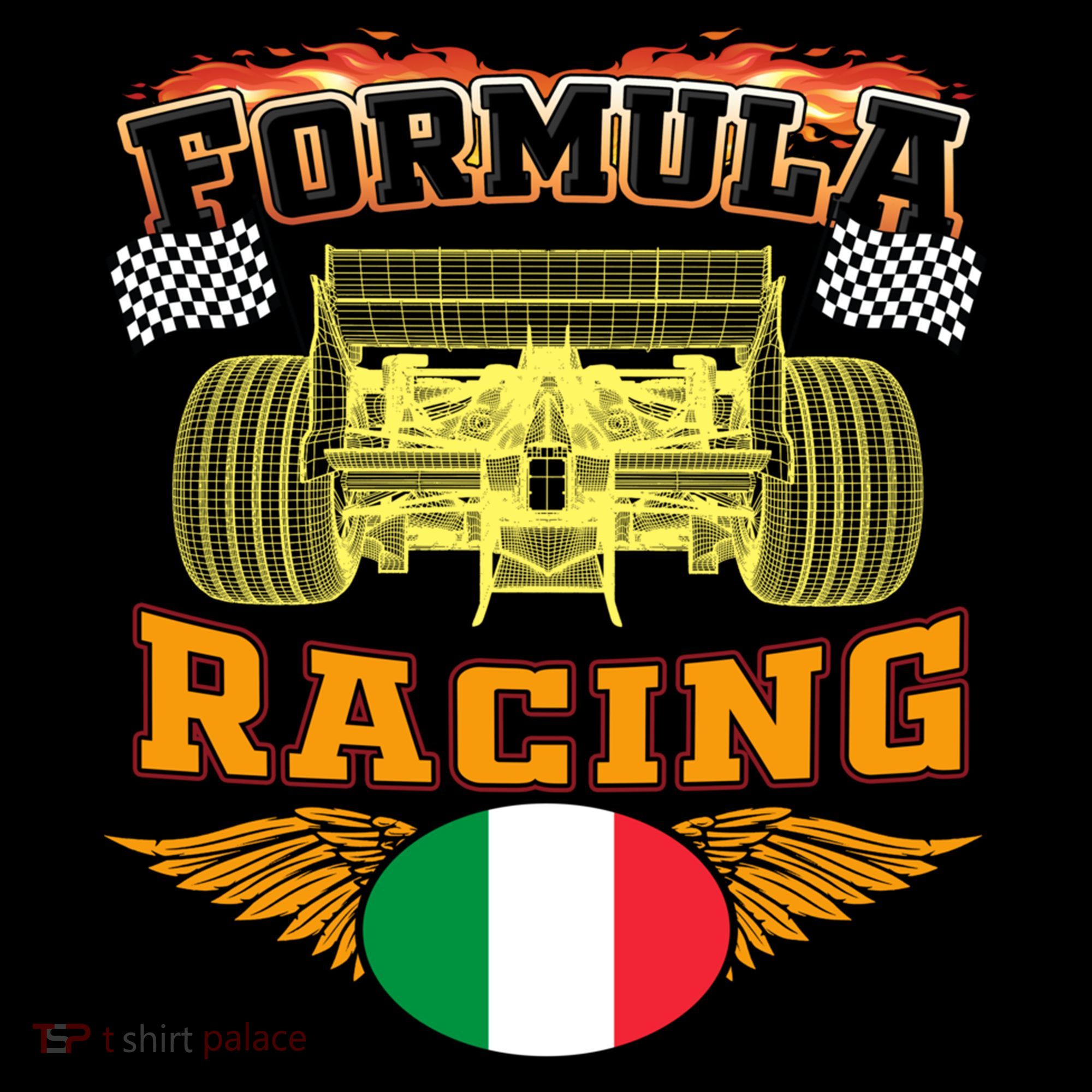 Italian Auto Race Italy Flag Formula Racing Car Blueprint Cute Gift Coffee Mug