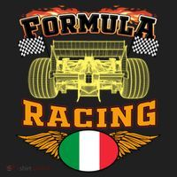 Italian Auto Race Italy Flag Formula Racing Car Blueprint Cute Gift Hat thumb 2