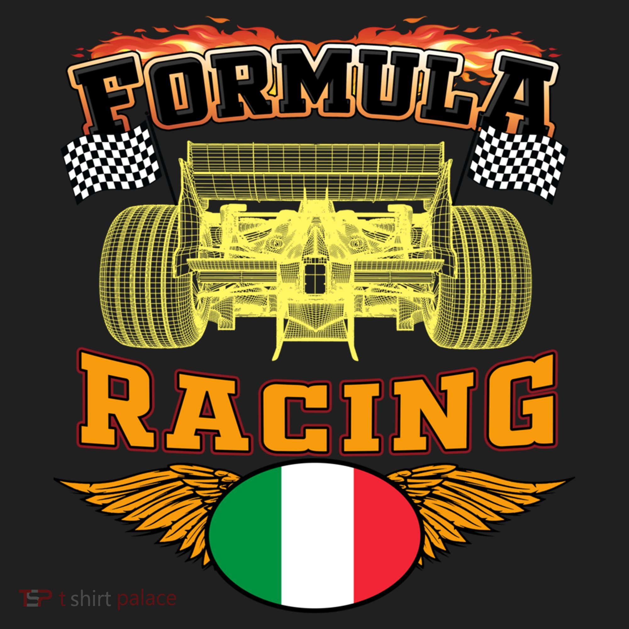 Italian Auto Race Italy Flag Formula Racing Car Blueprint Cute Gift Golf Towel