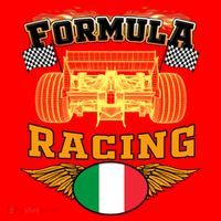 Italian Auto Race Italy Flag Formula Racing Car Blueprint Cute Gift Santa Hat thumb 1