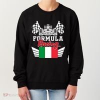 Italian Auto Race Italy Flag Formula Racing Car Blueprint Meaningful Gift Women's Sweatshirt thumb 0