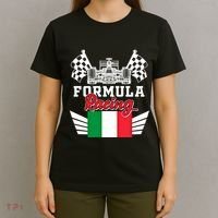 Italian Auto Race Italy Flag Formula Racing Car Blueprint Meaningful Gift T-Shirt thumb 4