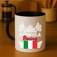 Italian Auto Race Italy Flag Formula Racing Car Blueprint Meaningful Gift Coffee Mug thumb 4