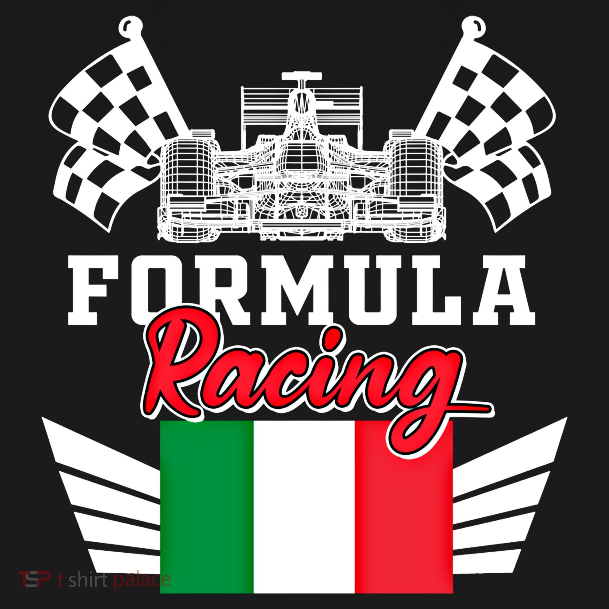 Italian Auto Race Italy Flag Formula Racing Car Blueprint Meaningful Gift Women's Tank Top