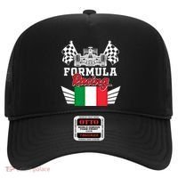 Italian Auto Race Italy Flag Formula Racing Car Blueprint Meaningful Gift Hat thumb 0