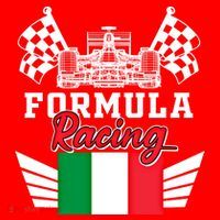 Italian Auto Race Italy Flag Formula Racing Car Blueprint Meaningful Gift Santa Hat thumb 1