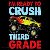 I Am Ready To Crush Third Grade Back To School Women's Hoodie thumb 2
