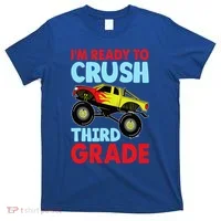 I Am Ready To Crush Third Grade Back To School T-Shirt thumb 0