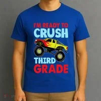 I Am Ready To Crush Third Grade Back To School T-Shirt thumb 3
