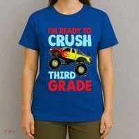 I Am Ready To Crush Third Grade Back To School T-Shirt thumb 4