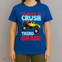 I Am Ready To Crush Third Grade Back To School T-Shirt thumb 4