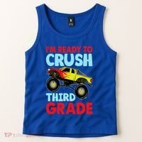 I Am Ready To Crush Third Grade Back To School Tank Top thumb 2