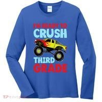 I Am Ready To Crush Third Grade Back To School Women's Long Sleeve Shirt thumb 0