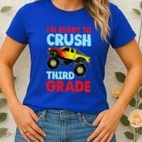 I Am Ready To Crush Third Grade Back To School Women's T-Shirt thumb 2