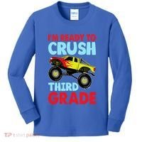 I Am Ready To Crush Third Grade Back To School Kids Long Sleeve Shirt thumb 0