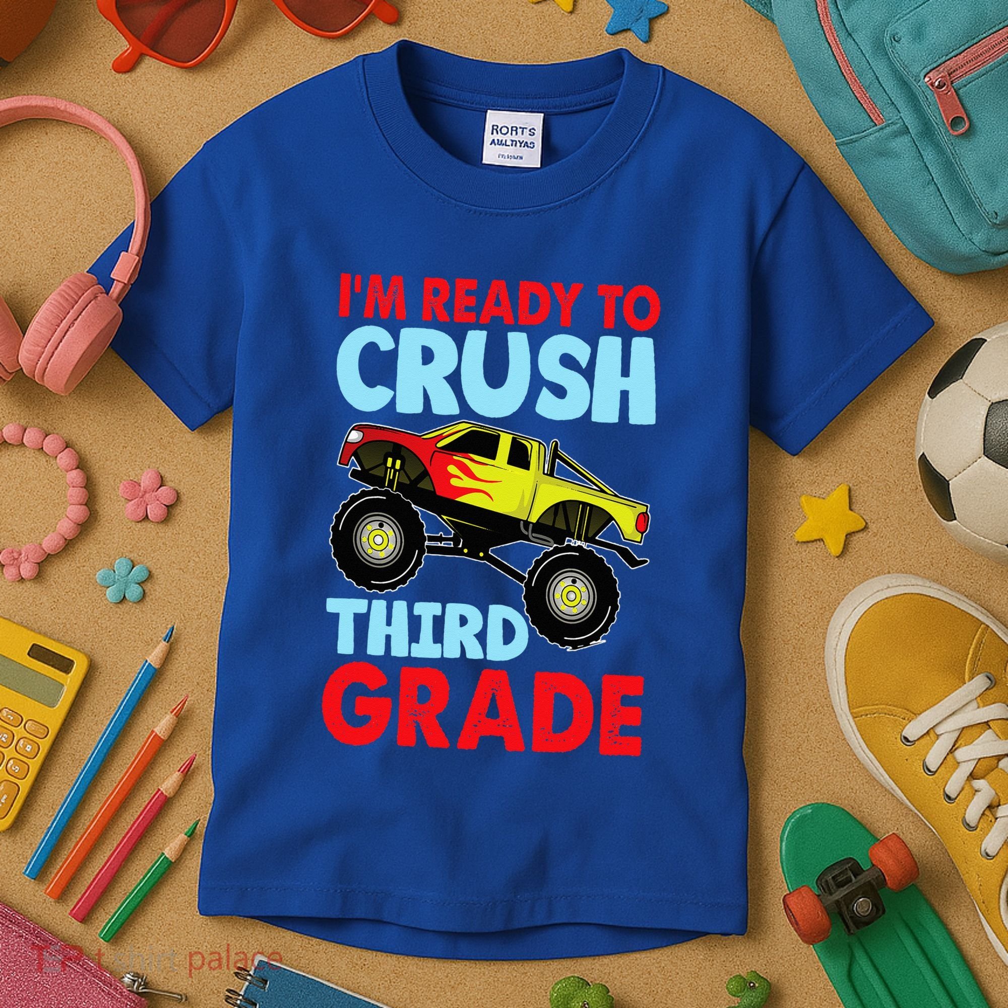 I Am Ready To Crush Third Grade Back To School Kids T-Shirt