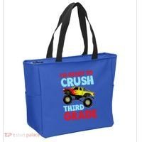 I Am Ready To Crush Third Grade Back To School Tote Bag thumb 2