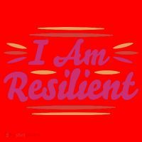 I Am Resilient Quote Santa Hat thumb 1