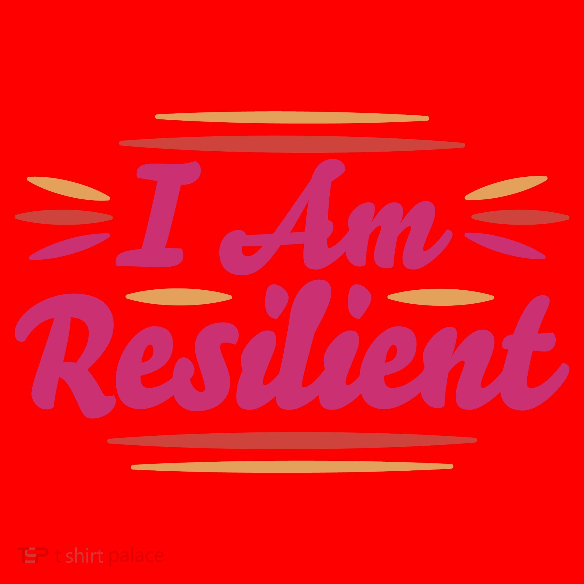 I Am Resilient Quote Santa Hat