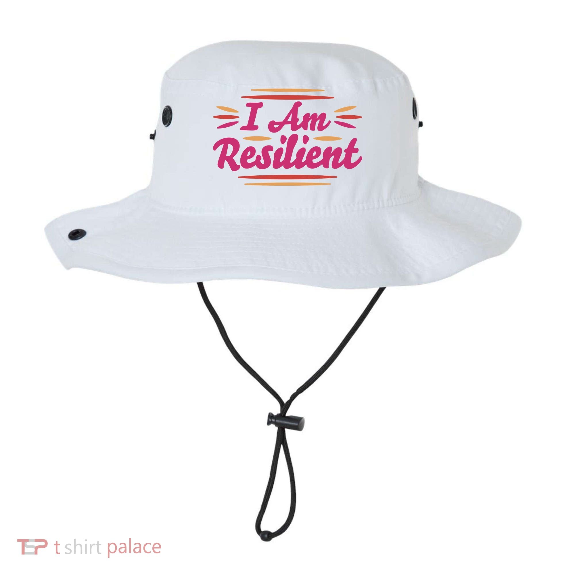 I Am Resilient Quote Bucket Hat