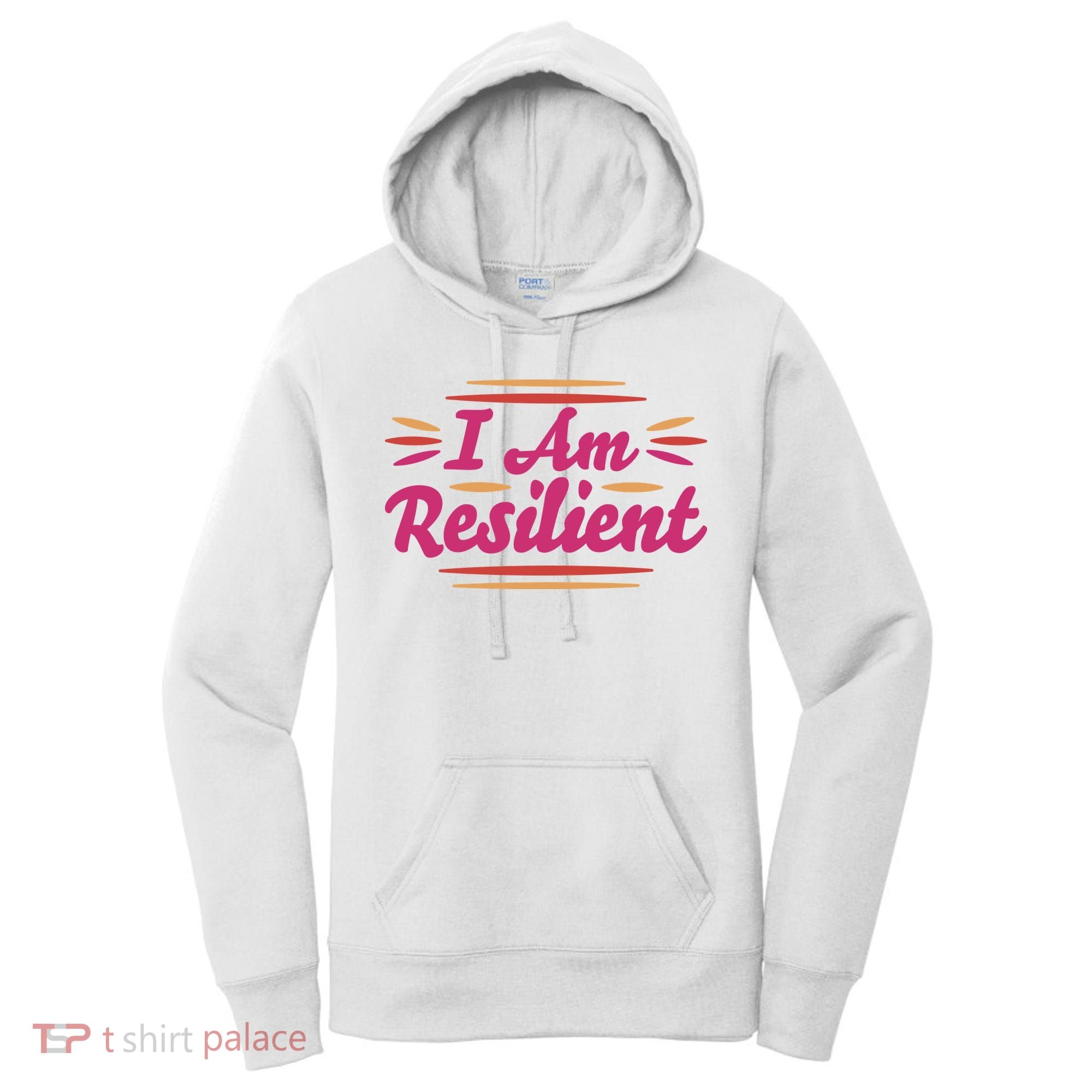 I Am Resilient Quote Women's Hoodie
