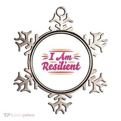 I Am Resilient Quote Ornament