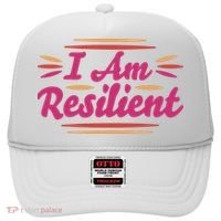 I Am Resilient Quote Hat thumb 0
