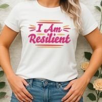 I Am Resilient Quote Women's T-Shirt thumb 2