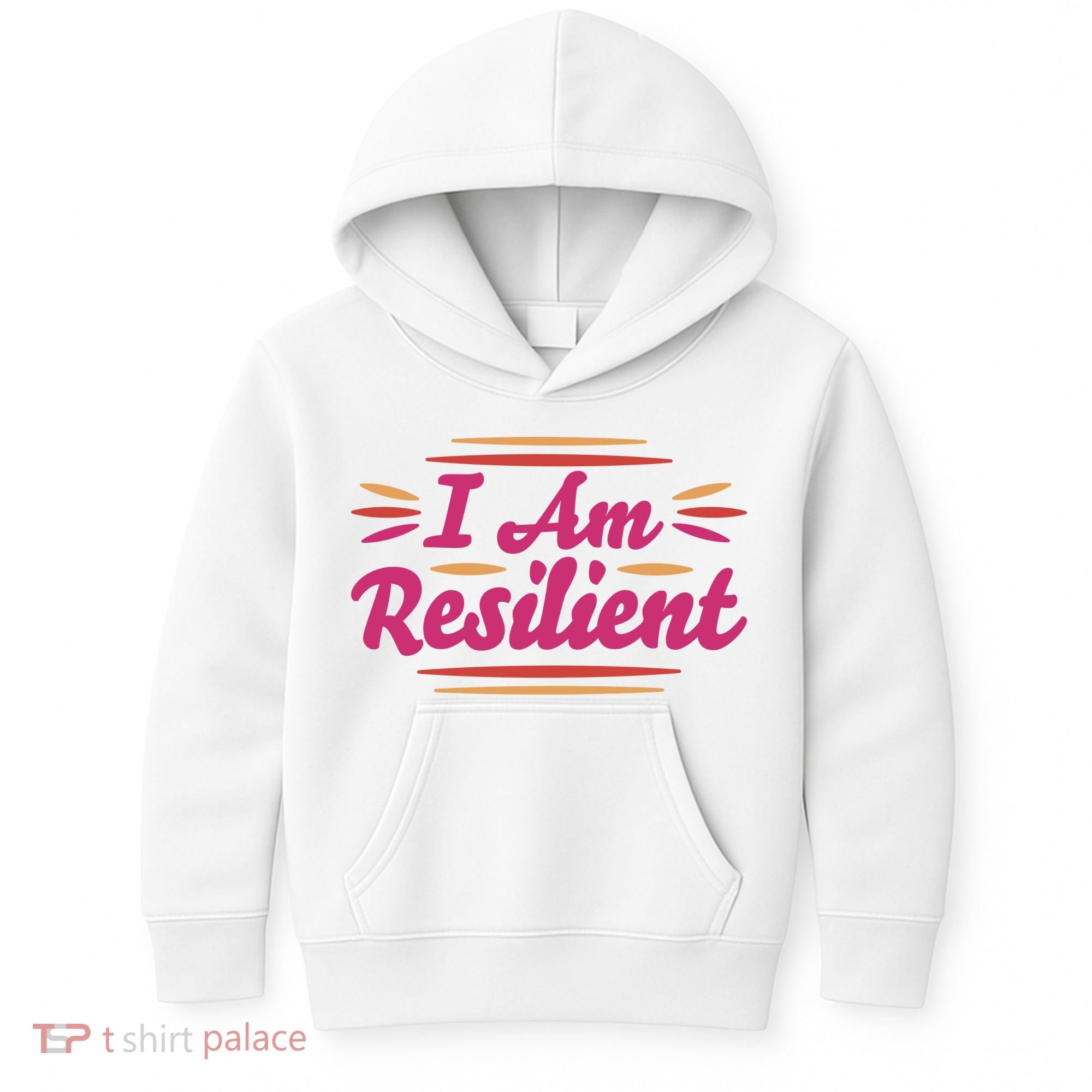 I Am Resilient Quote Kids Hoodie