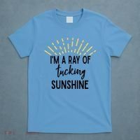I'm A Ray Of Tucking Sunshine Sun Cute Funny Sayings Class Gift T-Shirt thumb 4