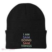 I Am Sam. Doing Sam Things. Fun Celebration Beanie thumb 0