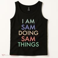 I Am Sam. Doing Sam Things. Fun Celebration Tank Top thumb 2