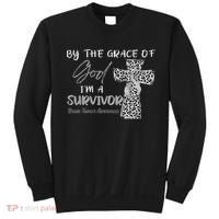 I'm A Survivor Brain Tumor Awareness Grey Ribbon Sweatshirt thumb 0