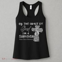 I'm A Survivor Brain Tumor Awareness Grey Ribbon Women's Tank Top thumb 3