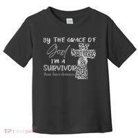 I'm A Survivor Brain Tumor Awareness Grey Ribbon Toddler T-Shirt thumb 0